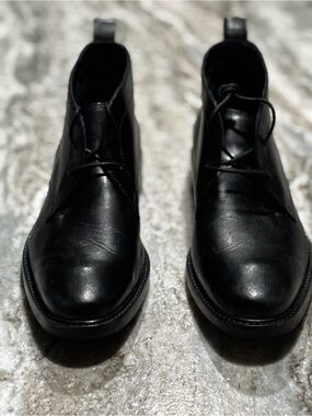 Cole Hahn Classic Black Men’s Leather Chukka Boots